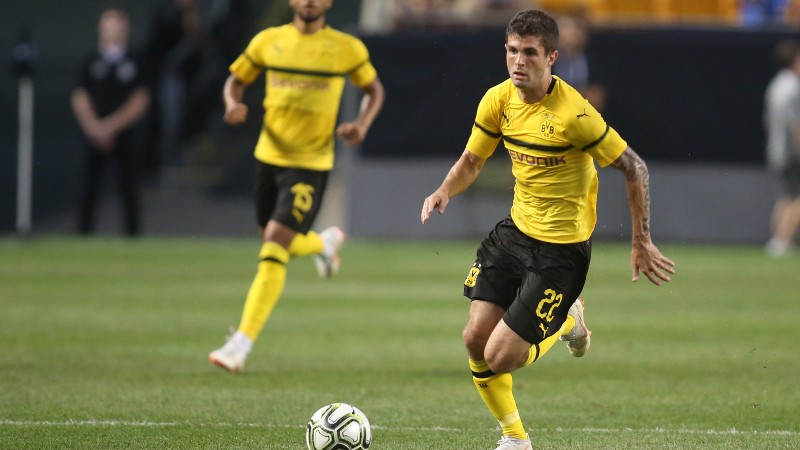 Borussia Dortmund midfielder Christian Pulisic