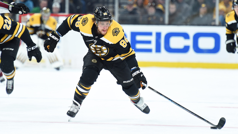 Boston Bruins' David Pastrnak