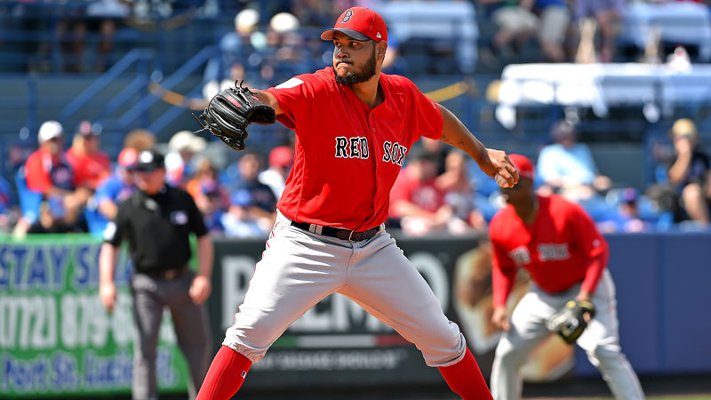 Boston Red Sox pitcher Eduardo Rodriguez