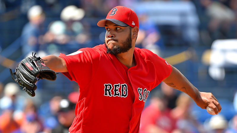 Boston Red Sox pitcher Eduardo Rodriguez