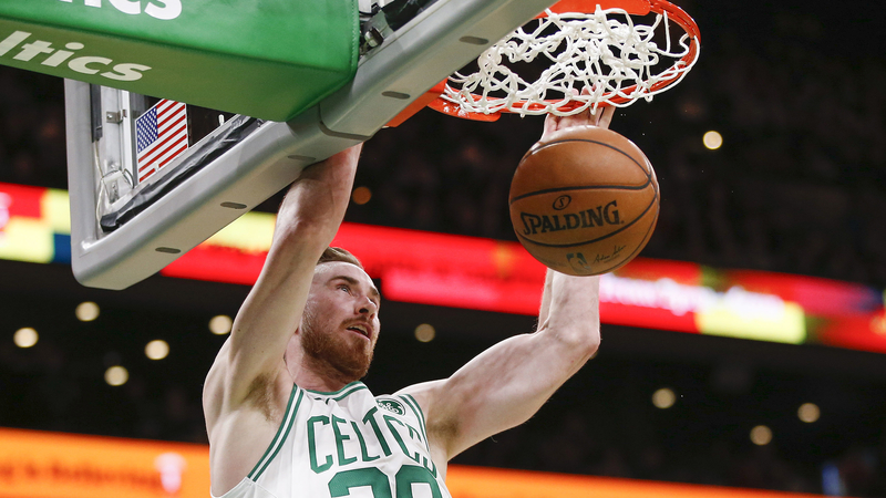 Celtics forward Gordon Hayward