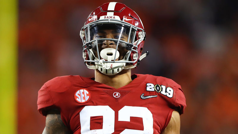 Alabama tight end Irv Smith. Jr.
