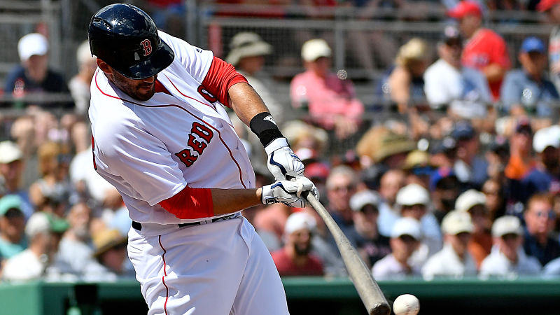 Boston Red Sox designated hitter J.D. Martinez