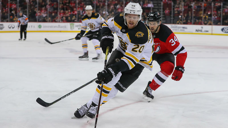 Boston Bruins forward Joakim Nordstrom