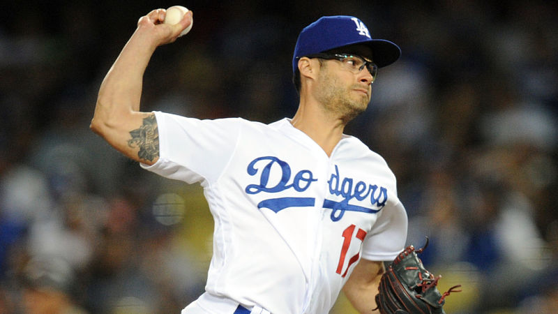 Los Angeles Dodgers pitcher Joe Kelly