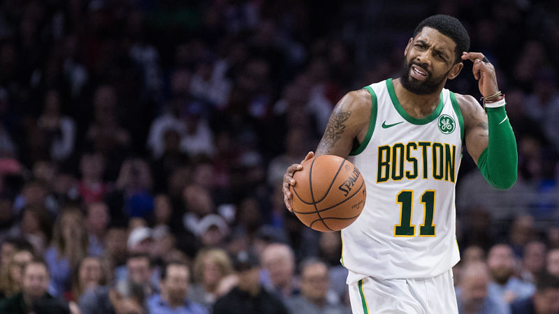 Boston Celtics point guard Kyrie Irving