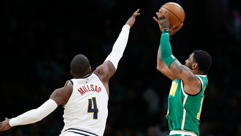 Celtic guard Kyrie Irving, Nuggets forward Paul Millsap
