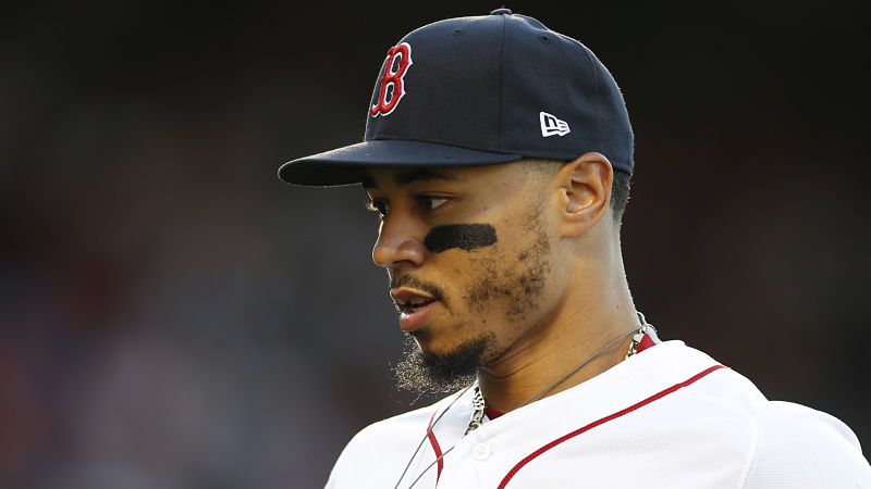 Boston Red Sox outfielder Mookie Betts