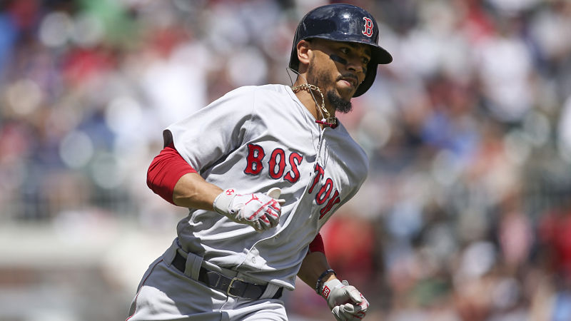 Boston Red Sox outfielder Mookie Betts