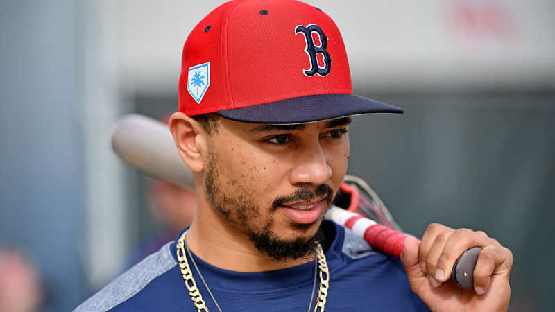 Boston Red Sox outfielder Mookie Betts