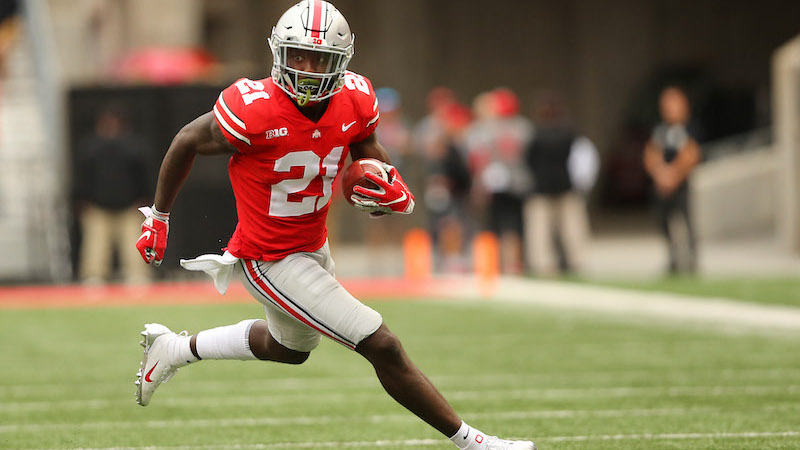 Ohio State wide receiver Parris Campbell