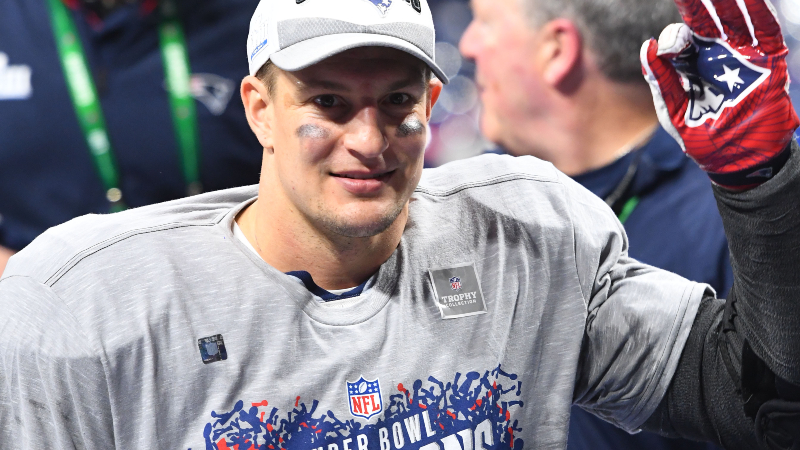 New England Patriots tight end Rob Gronkowski
