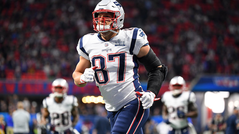 Former Patriots tight end Rob Gronkowski