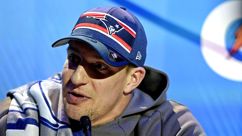 Former New England Patriots tight end Rob Gronkowski