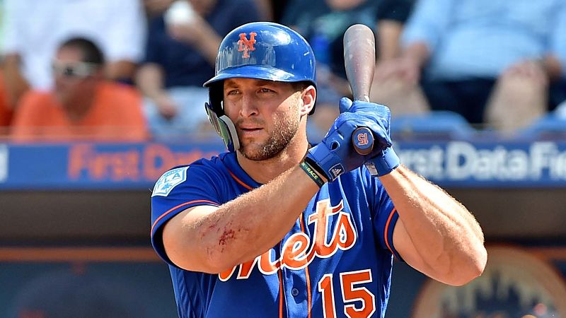 New York Mets Left Fielder Tim Tebow