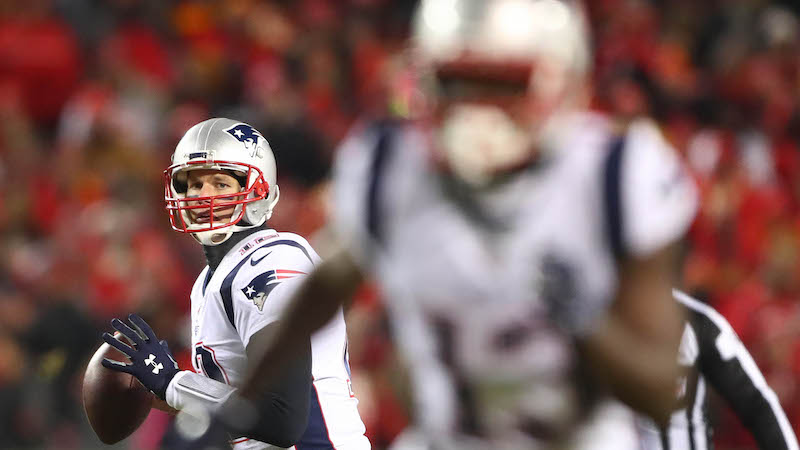 Patriots quarterback Tom Brady, wide receiver Phillip Dorsett