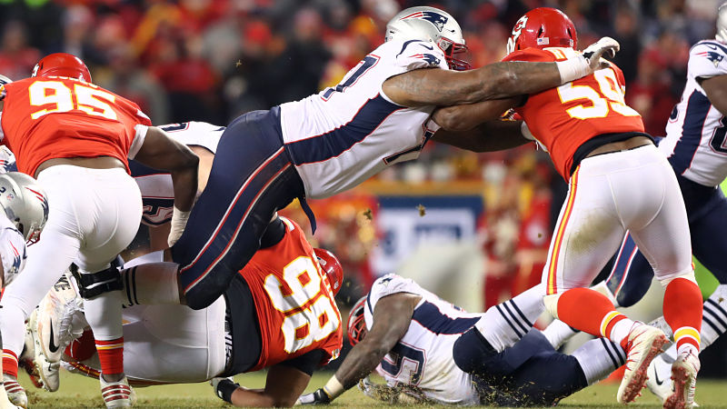 Patriots offensive tackle Trent Brown