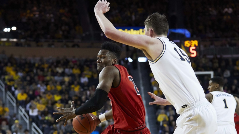 Maryland's Bruno Fernando And Michigan's Jon Teske