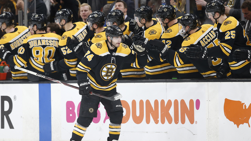Boston Bruins Winger Jake DeBrusk
