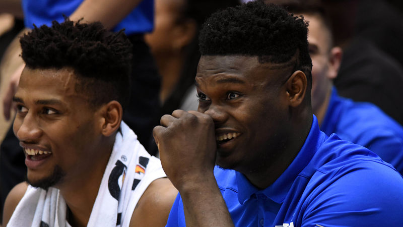 Duke Blue Devils forward Zion Williamson