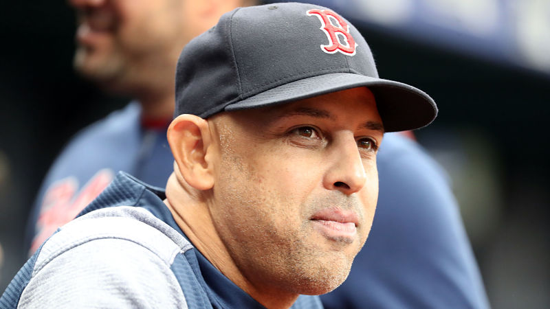 Boston Red Sox manager Alex Cora