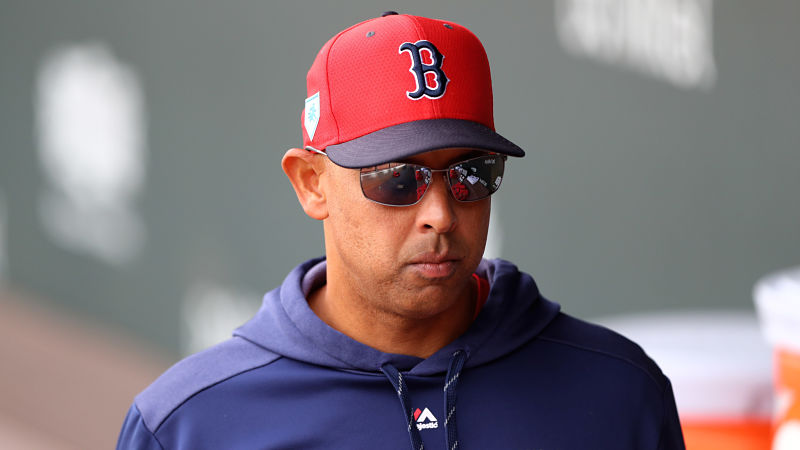 Boston Red Sox manager Alex Cora