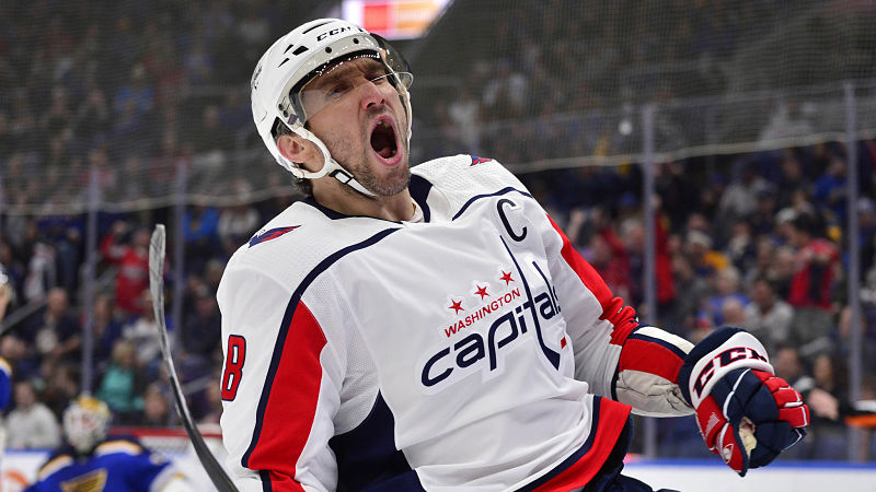 Washington Capitals Left Wing Alex Ovechkin