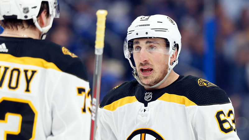 Boston Bruins forward Brad Marchand