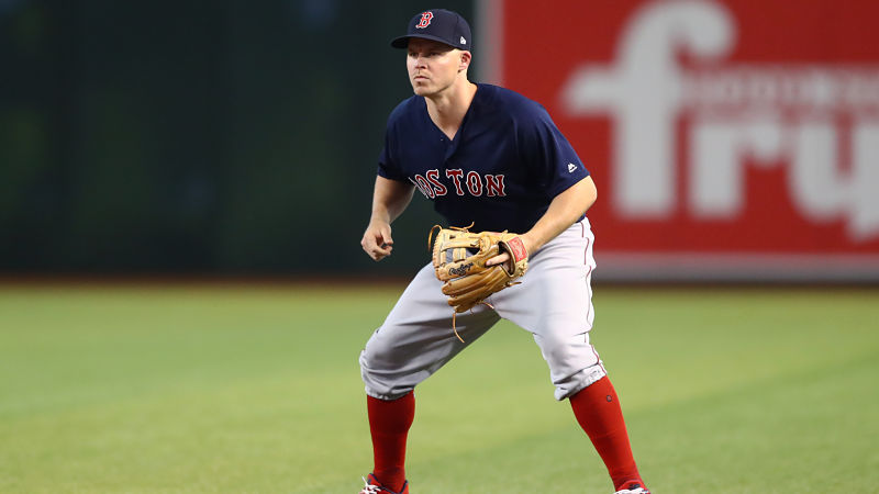 Boston Red Sox infielder Brock Holt