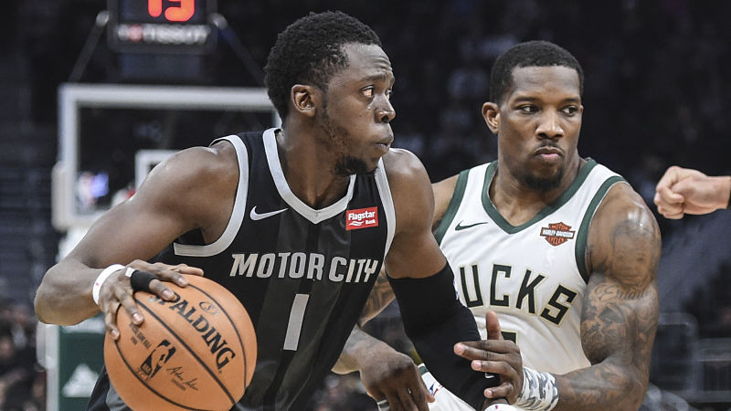 Milwaukee Bucks, Detroit Pistons