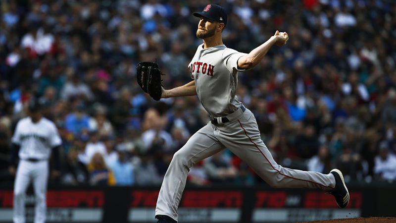 Boston Red Sox pitcher Chris Sale