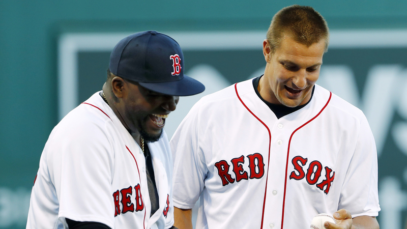 Former Red Sox David Ortiz, Former Patriots Rob Gronkwoski