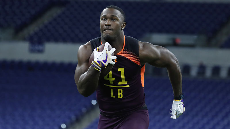 Louisiana State linebacker Devin White