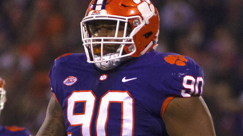 Clemson defensive tackle Dexter Lawrence