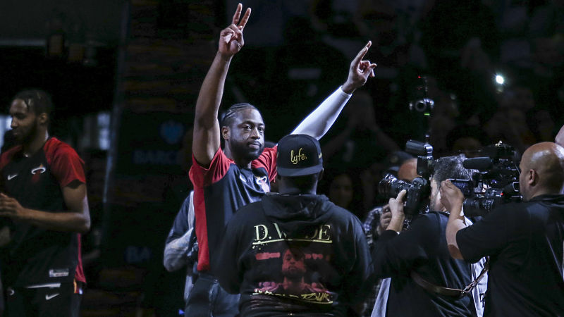 Miami Heat guard Dwyane Wade