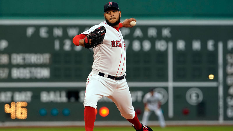 Boston Red Sox pitcher Eduardo Rodriguez