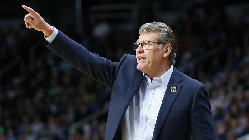 UConn Women's Basketball coach Geno Auriemma
