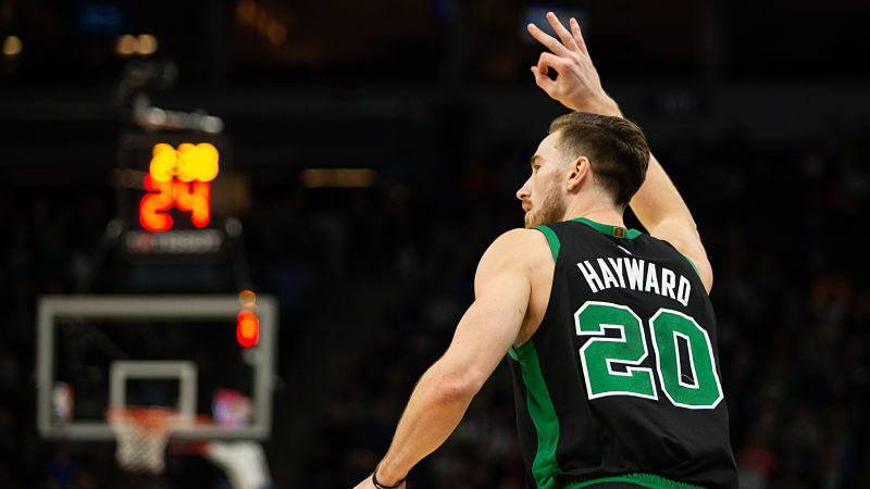 Boston Celtics forward Gordon Hayward
