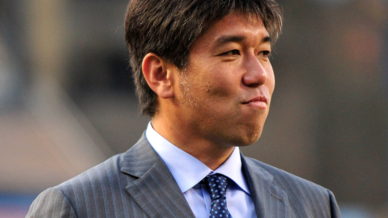 Former MLB pitcher Hideo Nomo