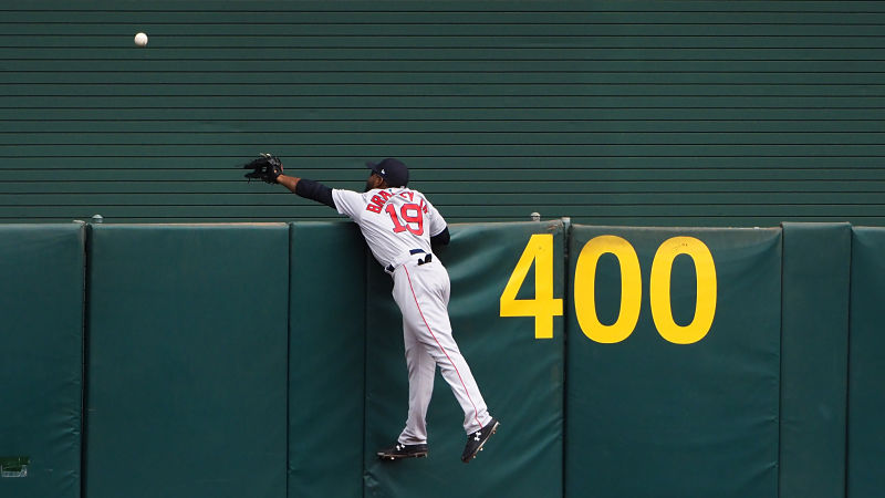 Boston Red Sox center fielder Jackie Bradley Jr.