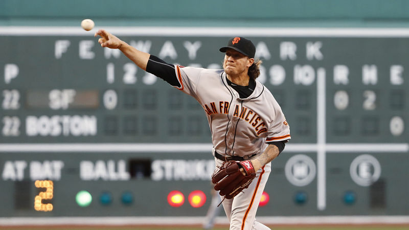 Former Boston Red Sox pitcher Jake Peavy