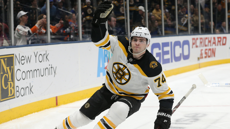 Boston Bruins Winger Jake DeBrusk