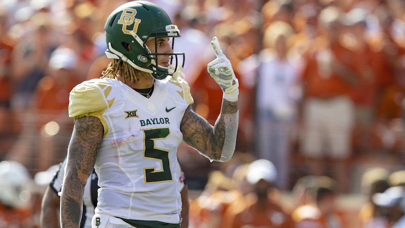 Baylor wide receiver Jalen Hurd