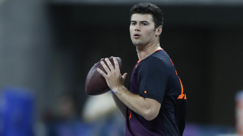 New England Patriots quarterback Jarrett Stidham