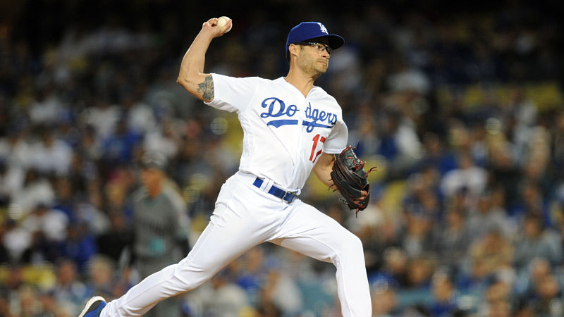 Los Angeles Dodgers pitcher Joe Kelly
