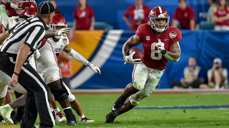 Alabama Crimson Tide running back Josh Jacobs
