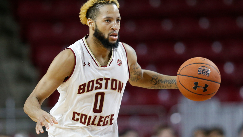 Boston College Eagles guard Ky Bowman