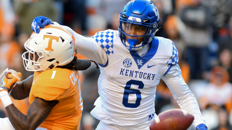 Kentucky Wildcats cornerback Lonnie Johnson Jr.
