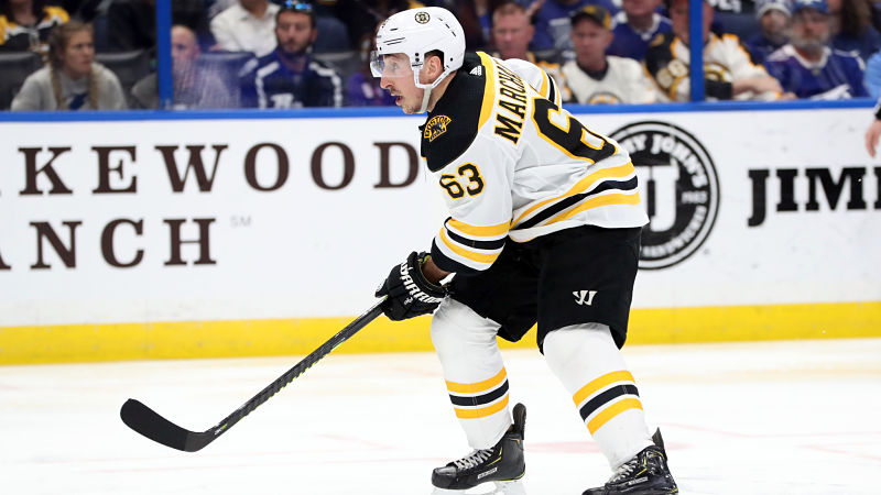 Boston Bruins forward Brad Marchand