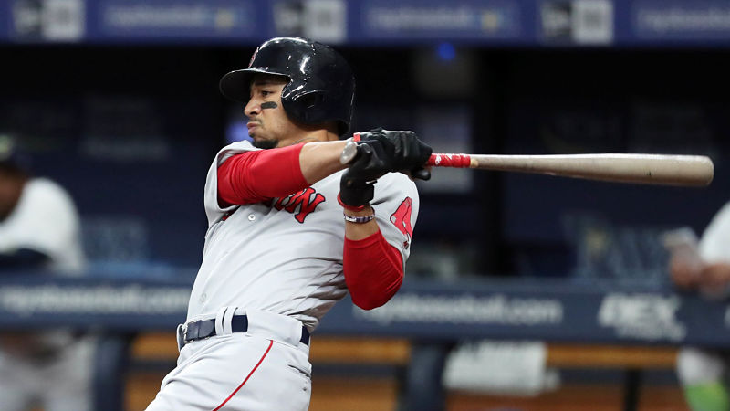Boston Red Sox outfielder Mookie Betts